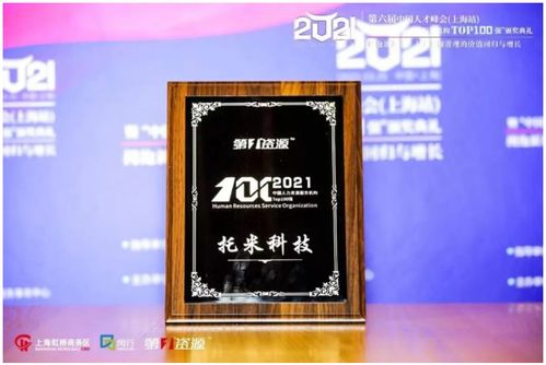 托米科技集團榮登2021中國人力資源服務機構百強榜，彰顯專業(yè)服務實力